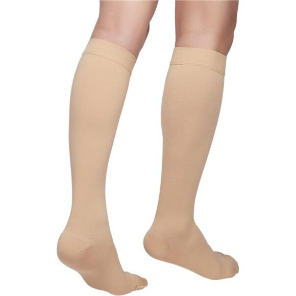 20-30 mmHg Compression Socks, Knee High Compression Stocking - Picture 6 of 7